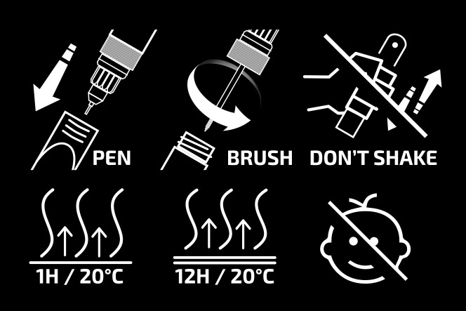 How to use the top coat?